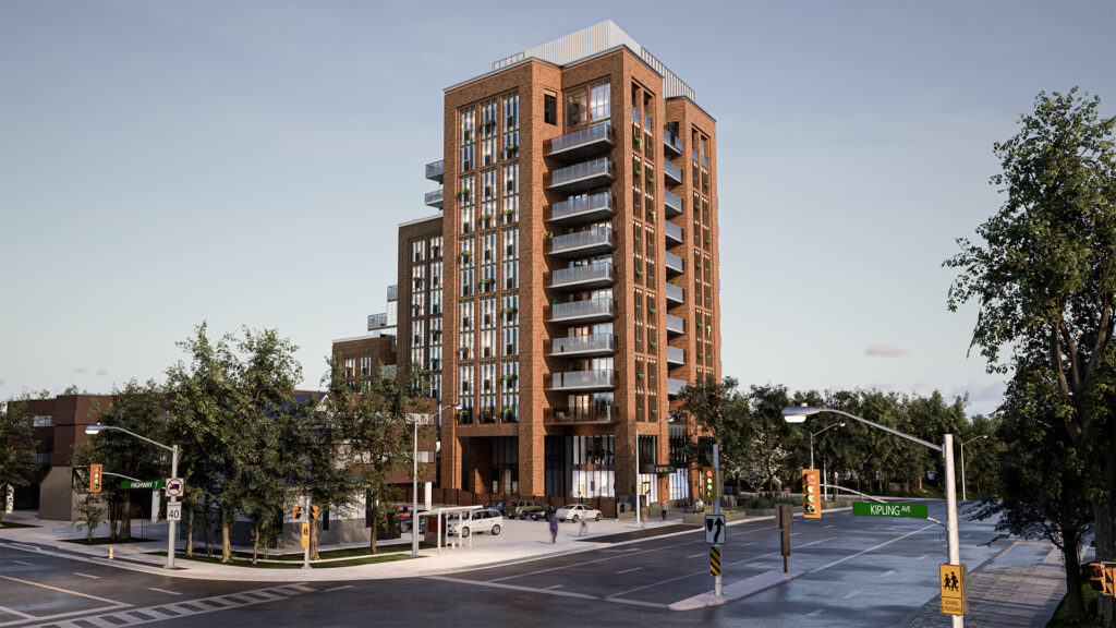 The Elegance by Avalee Homes is a 72-unit luxury condo in Vaughn, Ont.. 